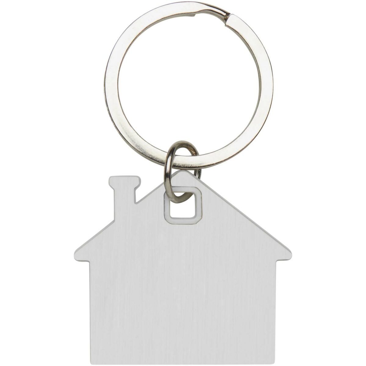 Nook house-shaped keychain – White back view