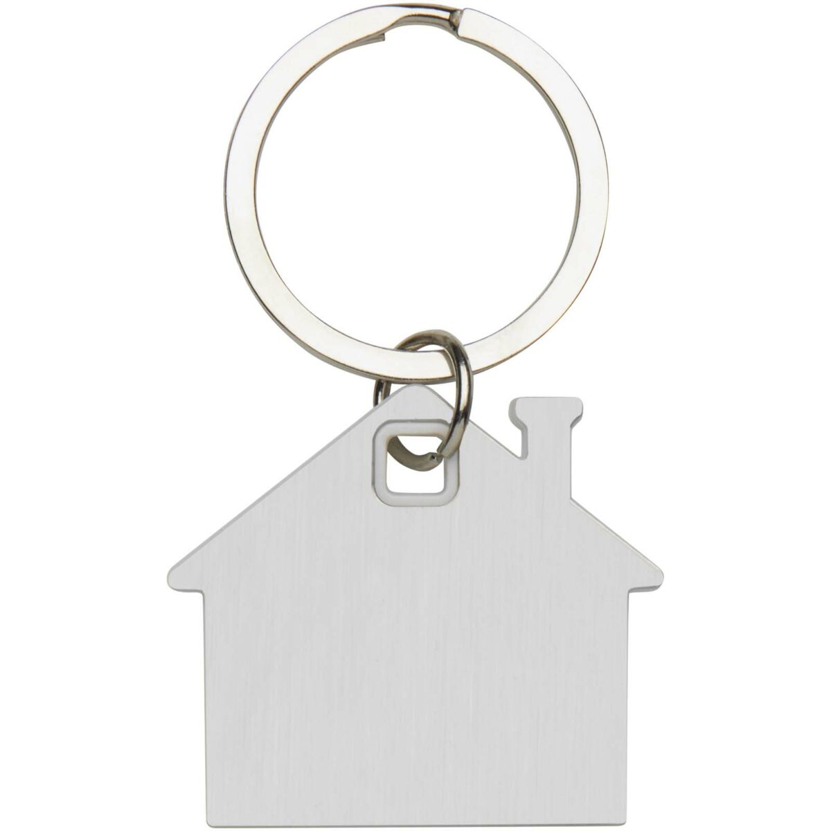 Nook house-shaped keychain – White front view
