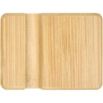Ebla bamboo phone stand – Wood front view