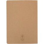 Slyk A5 kraft cahier notebook with dotted pages – Natural back view