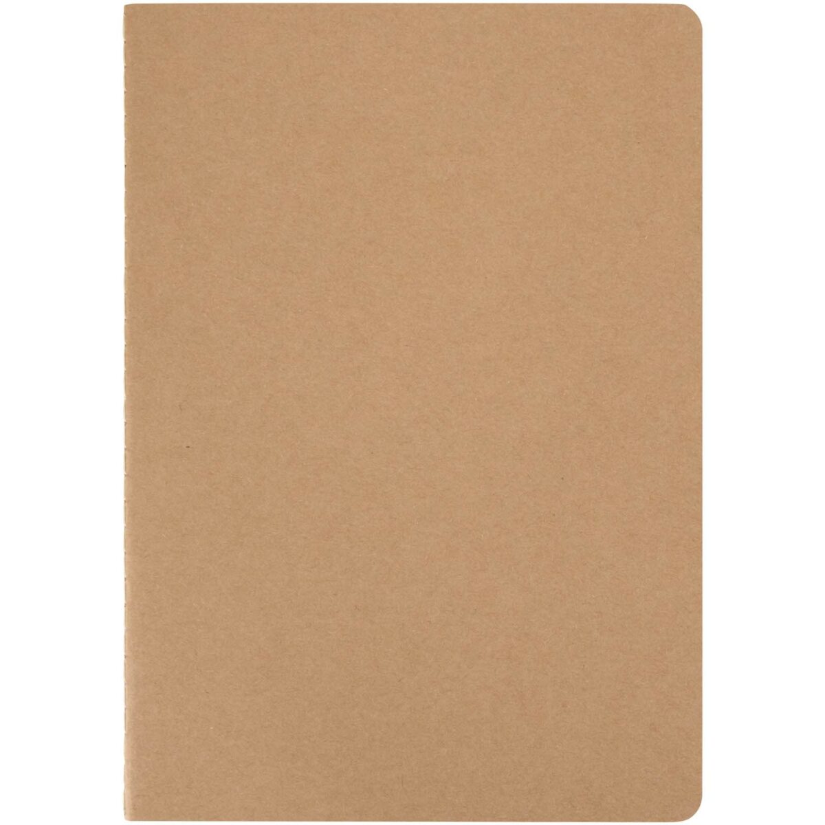 Slyk A5 kraft cahier notebook with dotted pages – Natural front view