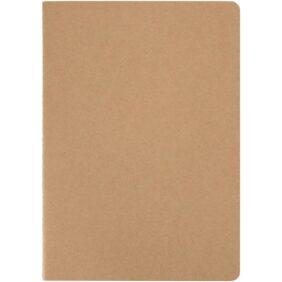 Slyk A5 kraft cahier notebook with dotted pages – Natural front view