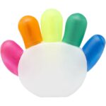 Patina 5-colour highlighter – White back view