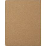 Sandal memo pad – Beige back view