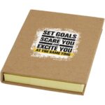 Sandal memo pad – Beige with logo