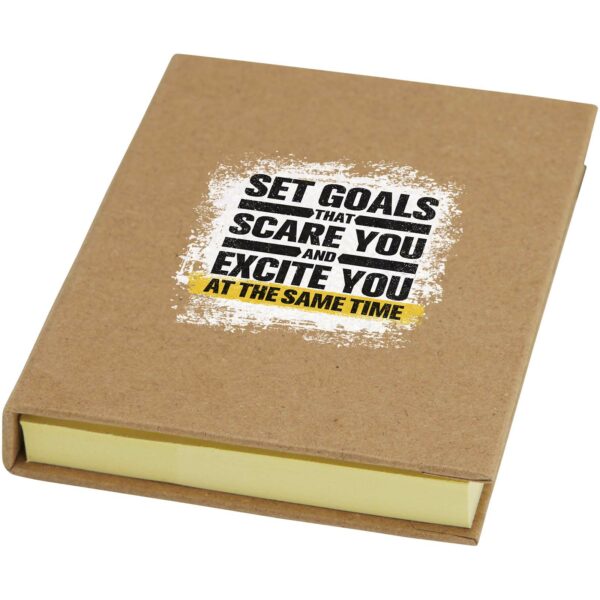 Sandal memo pad – Beige with logo