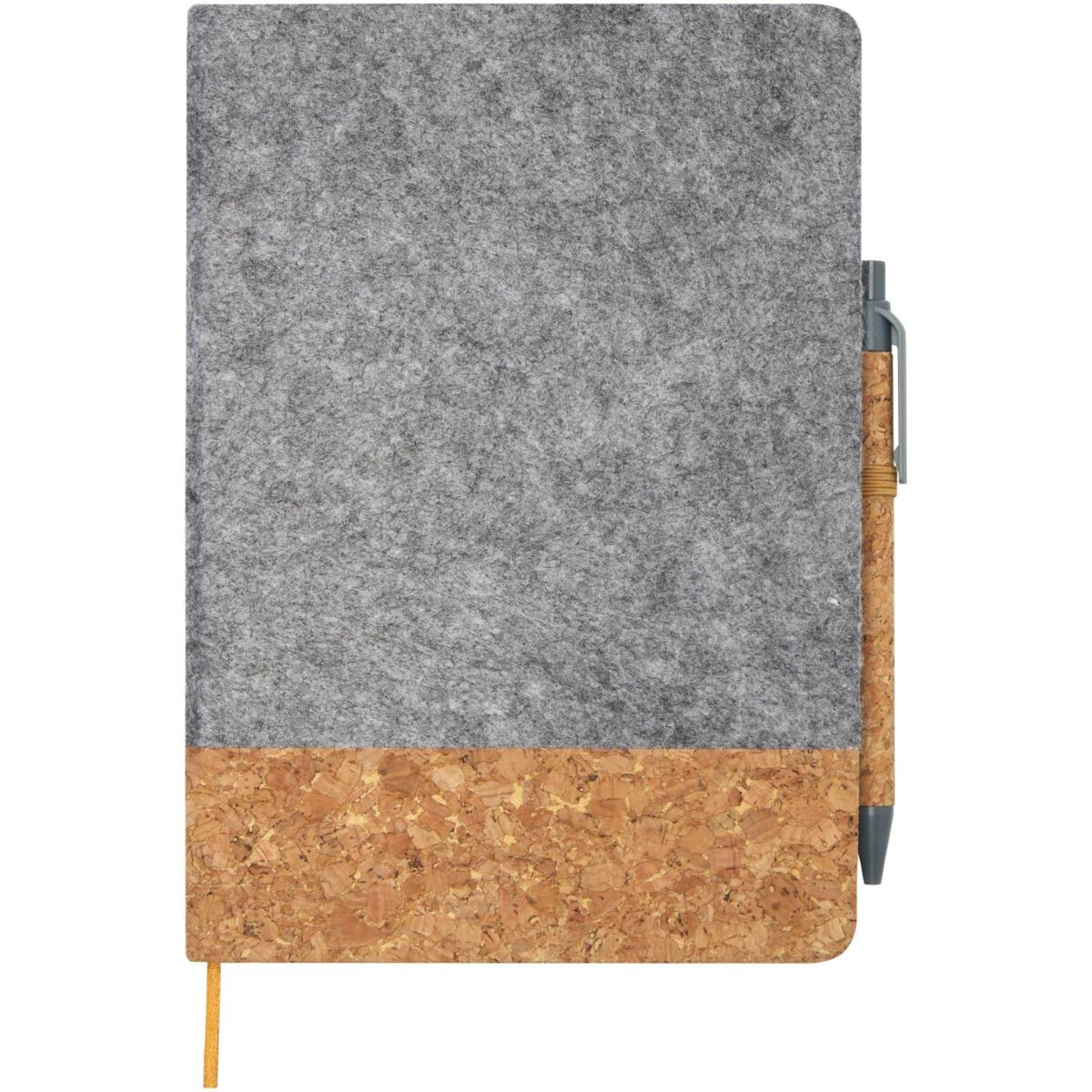 Veronica A5 hard cover notebook – Grey front view
