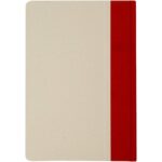Liliana A5 sugar cane paper hard cover notebook – Brick back view