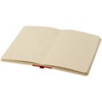 Liliana A5 sugar cane paper hard cover notebook – Brick extra view