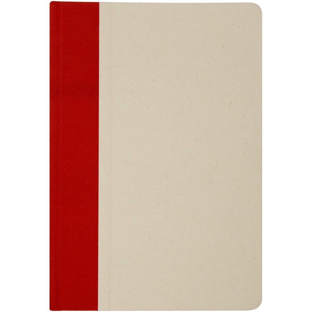 Liliana A5 sugar cane paper hard cover notebook – Brick front view