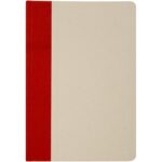 Liliana A5 sugar cane paper hard cover notebook – Brick front view