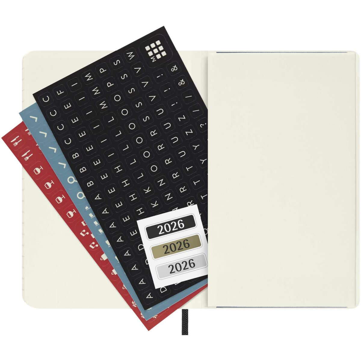 Moleskine soft cover 12 month weekly PK planner – Solid black extra view