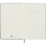 Moleskine hard cover undated L weekly planner – Solid black extra view