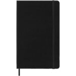 Moleskine medium art sketchbook – Solid black front view