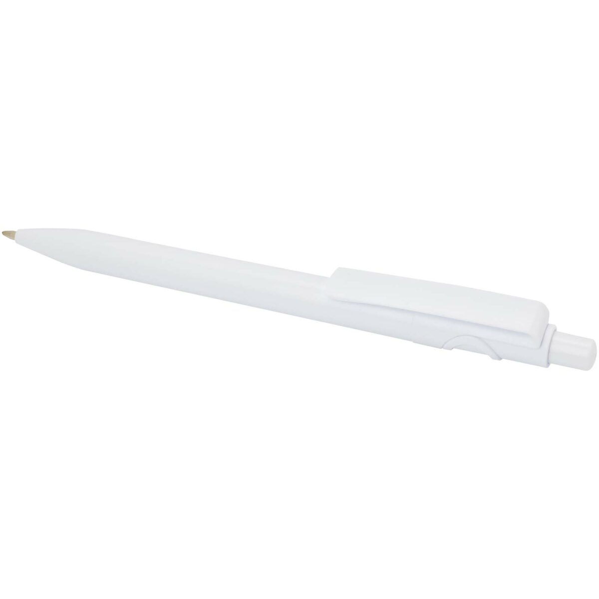 Unica recycled plastic ballpoint pen (blue ink) – White extra view