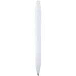 Unica recycled plastic ballpoint pen (black ink) – White back view