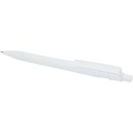 Unica recycled plastic ballpoint pen (black ink) – White extra view