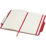 Nexus A5 hard cover notebook with pen and pencil combo (black ink) – Red extra view