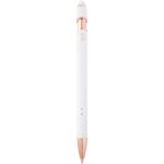 Nanna ballpoint pen with rose gold finish (blue ink) – White back view