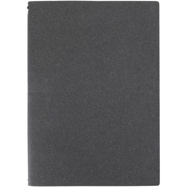 Slyk A5 refillable notebook with two cahiers – Grey front view