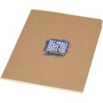 Slyk A5 kraft cahier notebook with ruled pages – Natural with logo