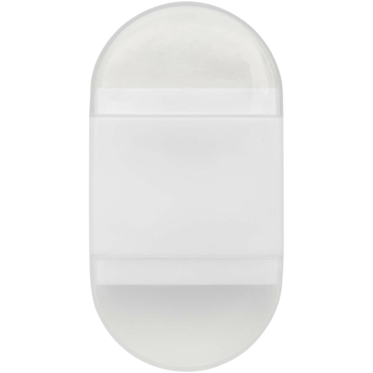 Velvi pencil sharpener with eraser – White front view