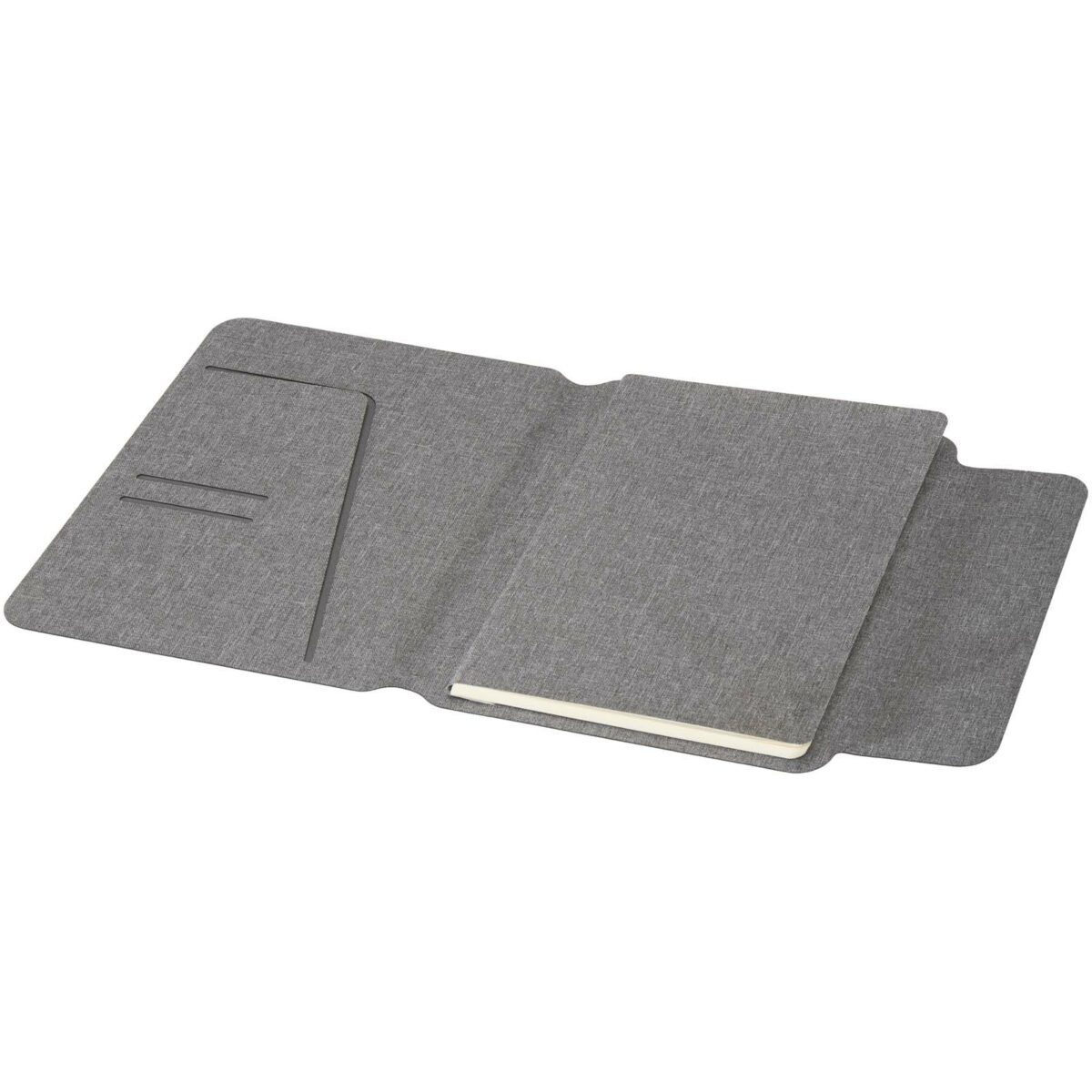 Andean A5 RCS recycled portfolio – Grey extra view