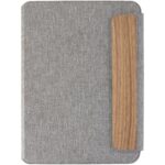 Andean A5 RCS recycled portfolio – Grey front view