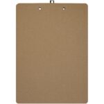 Platu MDF clipboard – Natural back view