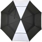 Jeff 55" windproof golf umbrella – White front view