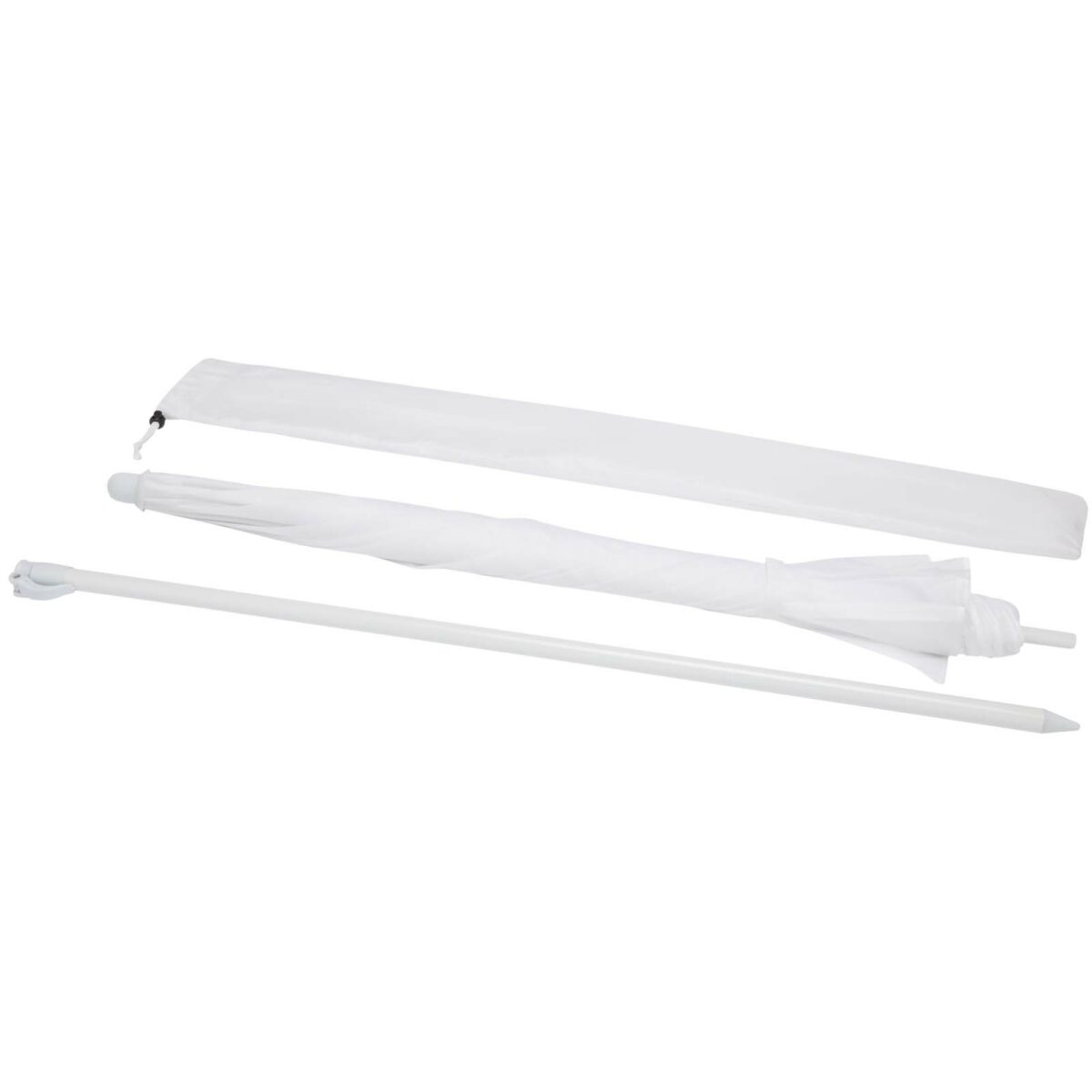 Zenith beach umbrella – White extra view