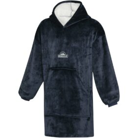 Denali GRS hoodie blanket – Dark blue with logo
