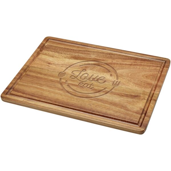 Sonora acacia wood cutting board – Wood with logo