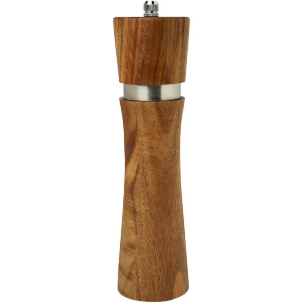 Flavo pepper or salt mill – Wood front view
