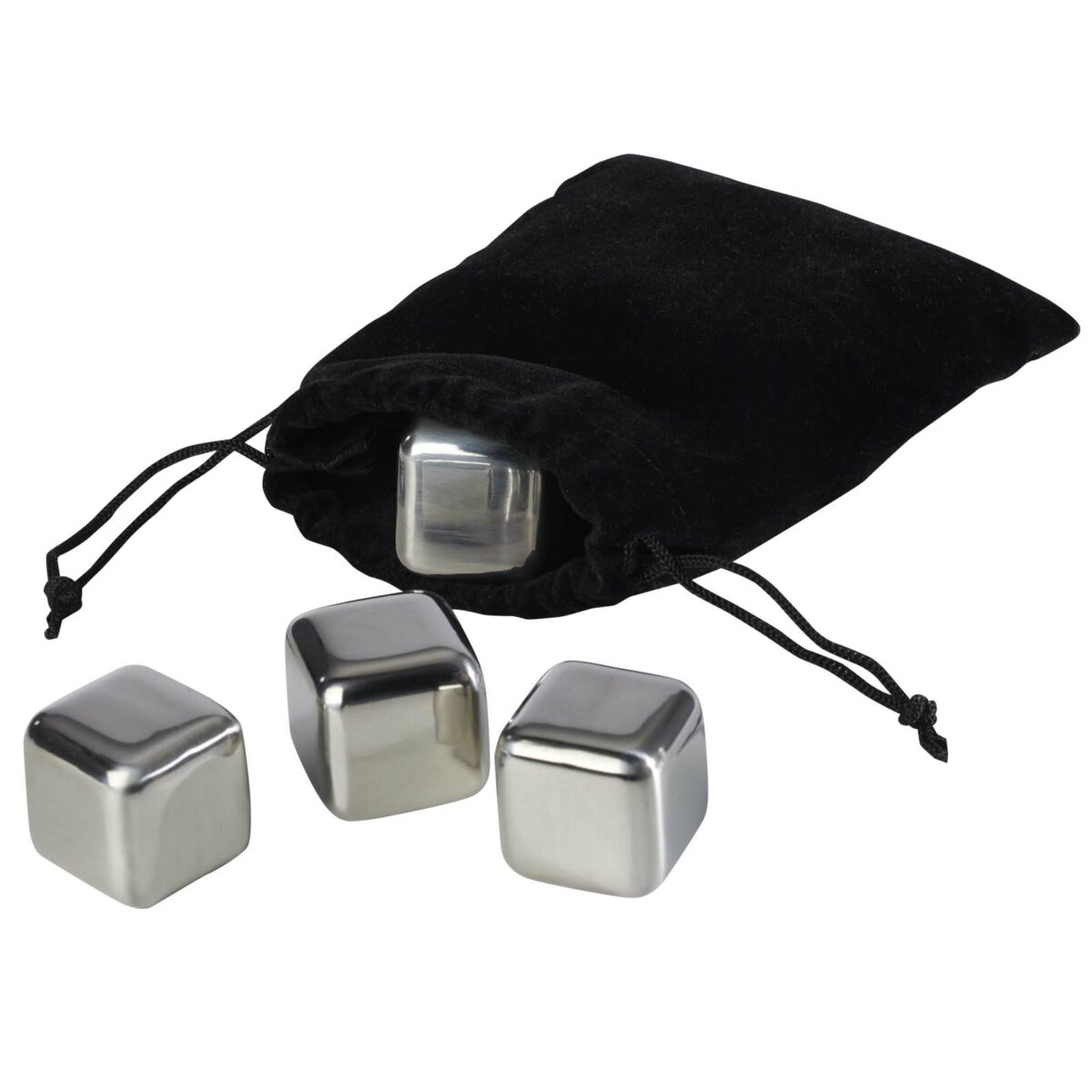 Froz stainless steel ice cubes set – Solid black extra view