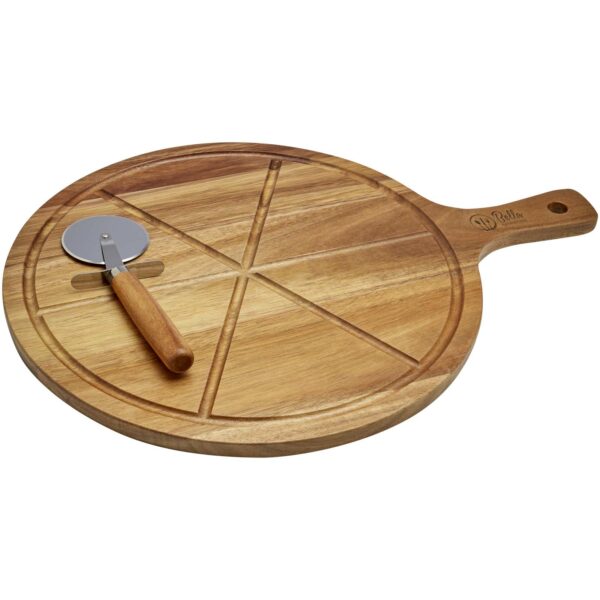 Timberito pizza set – Wood with logo