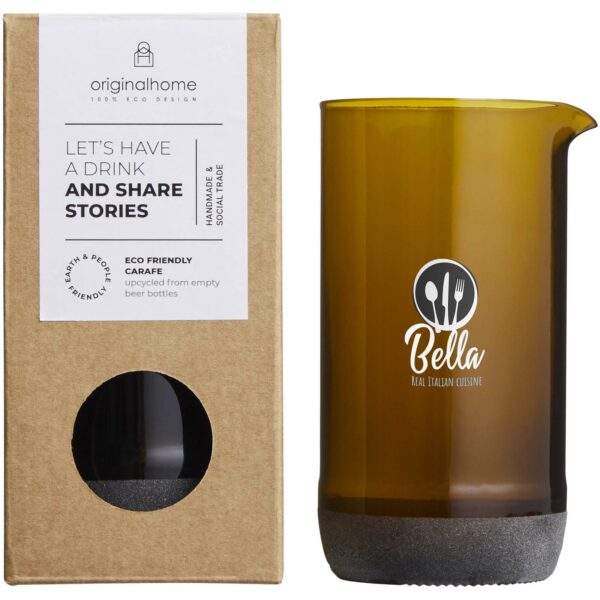 Originalhome 430 ml water carafe – Brown with logo