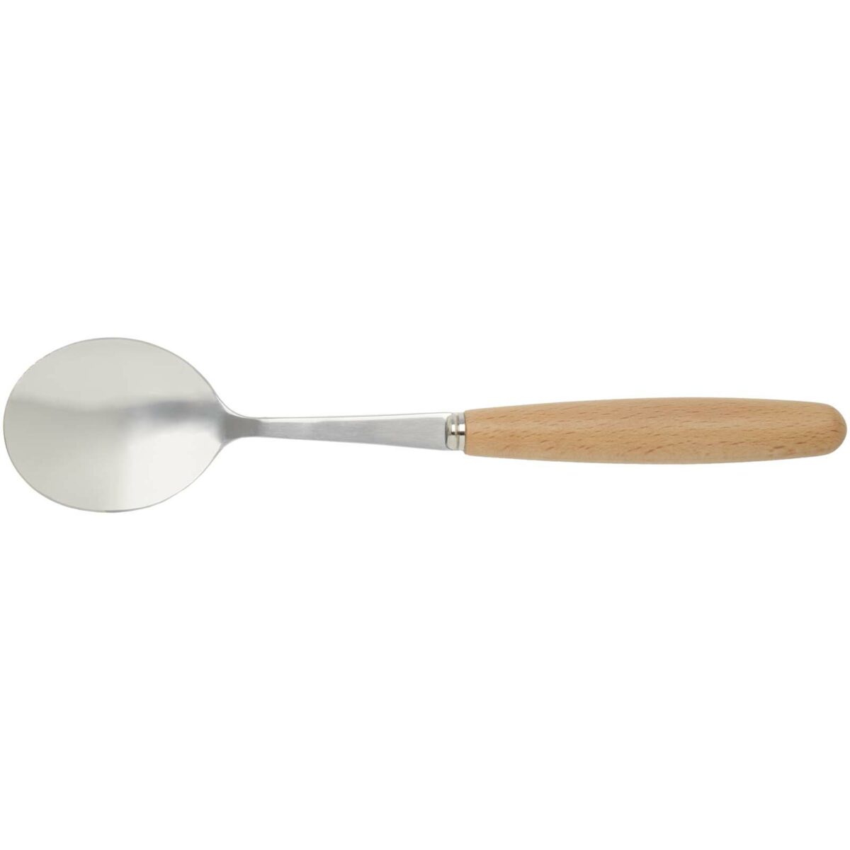 Root 5-piece stainless steel and beech wood cutlery set – Natural extra view