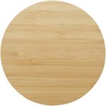 Cha bamboo coaster – Natural front view