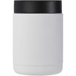 Doveron 500 ml recycled stainless steel insulated lunch pot – White back view