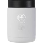 Doveron 500 ml recycled stainless steel insulated lunch pot – White with logo