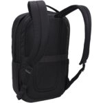 Case Logic Invigo 14" recycled laptop backpack 14.5L – Solid black back view