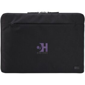 Case Logic Invigo 15.6" recycled laptop sleeve – Solid black with logo