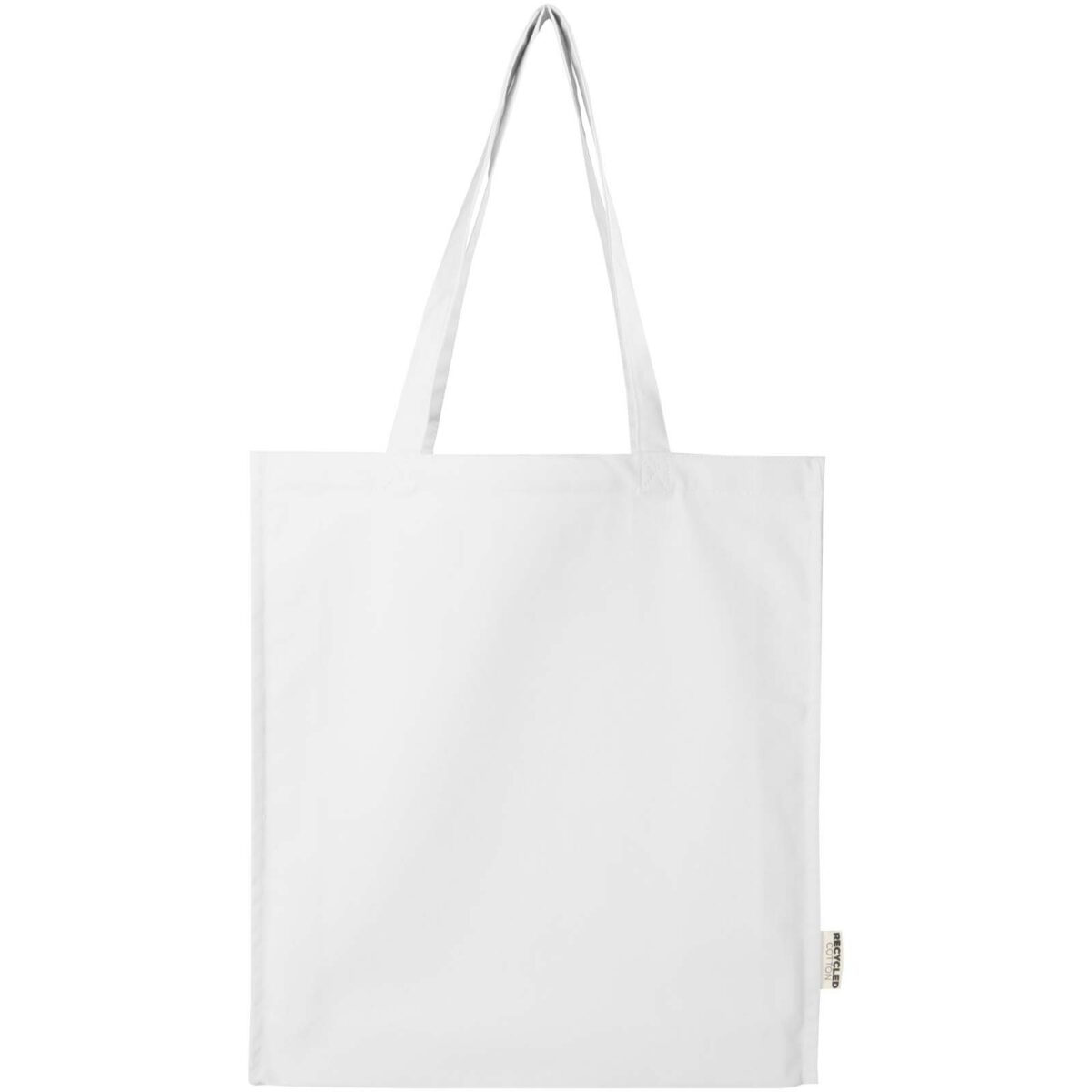 Florida 270 g/m² GRS recycled gusset tote bag 14L – White front view