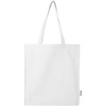 Florida 270 g/m² GRS recycled gusset tote bag 14L – White front view
