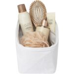Pack 500 g/m² Aware™ recycled toiletry organiser – White extra view