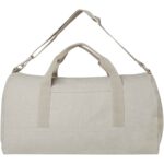 Porter 500 g/m² Aware™ recycled duffel bag 50L – Oatmeal front view
