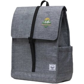 Herschel City recycled backpack 16L – Heather grey with logo