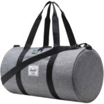 Herschel Classic™ recycled gym bag 27L – Heather grey with logo