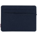Herschel Charlie recycled RFID card holder – Navy back view